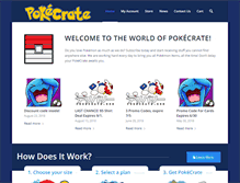 Tablet Screenshot of pokecrate.com